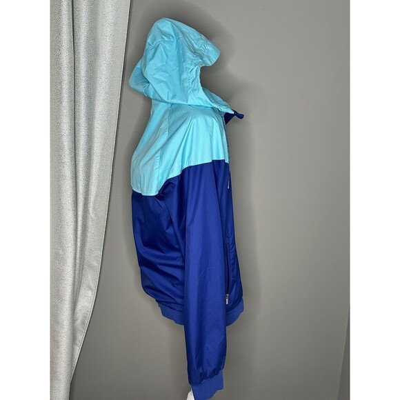 Nike FCB Windrunner Jacket Glanz Nylon Jacket Barcelona RARE Blue Size Small - Picture 4 of 7